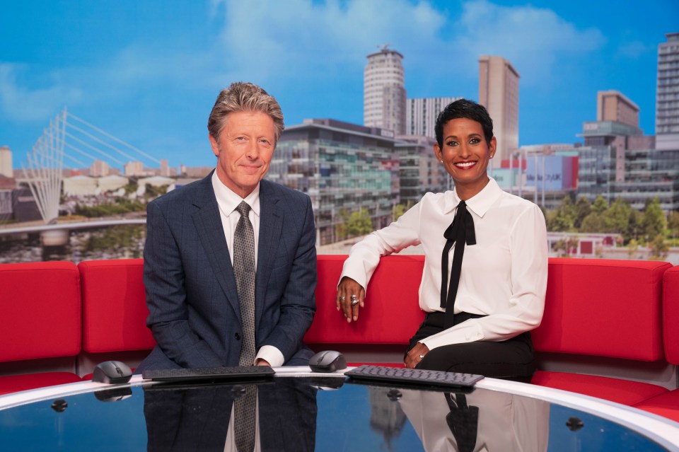 Charlie Stayt and Naga Munchetty take viewers into the weekend