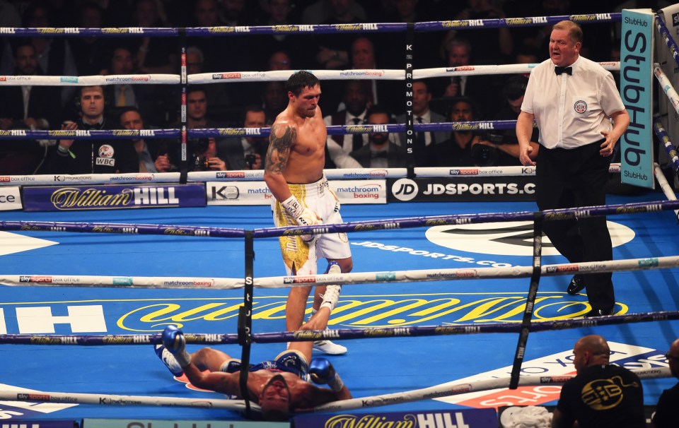 Bellew got up off the canvas but O'Connor decided to wave off the fight