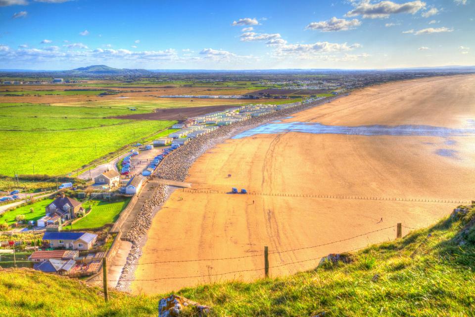 Brean, in Somerset, has one of Europe's longest sandy beaches