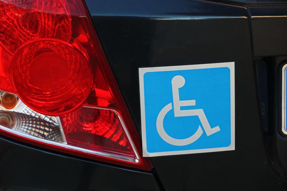 Drivers can be fined £1000 for parking in a disabled parking bay even if they have a blue badge