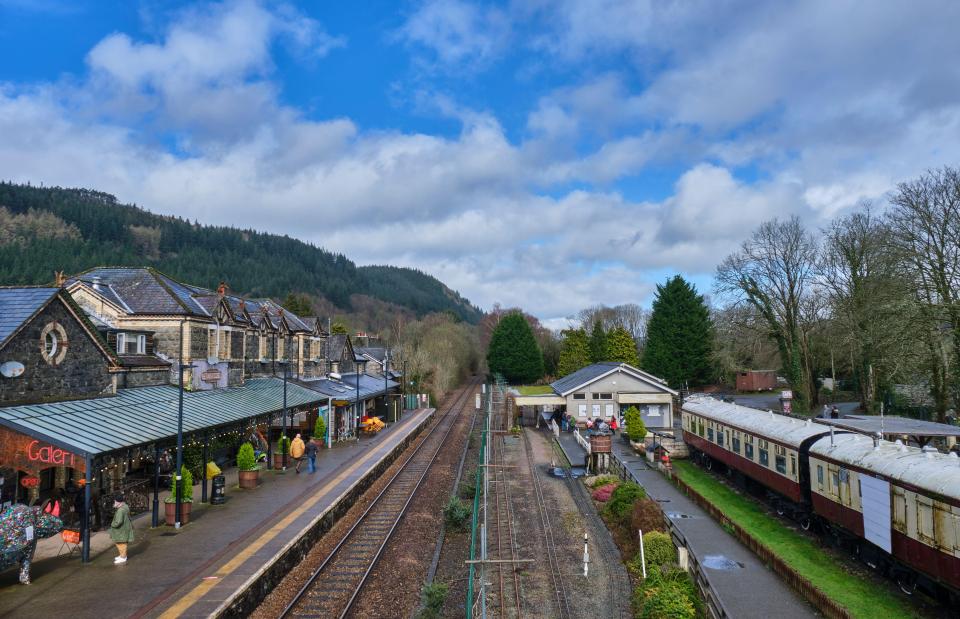 It even has its own train station