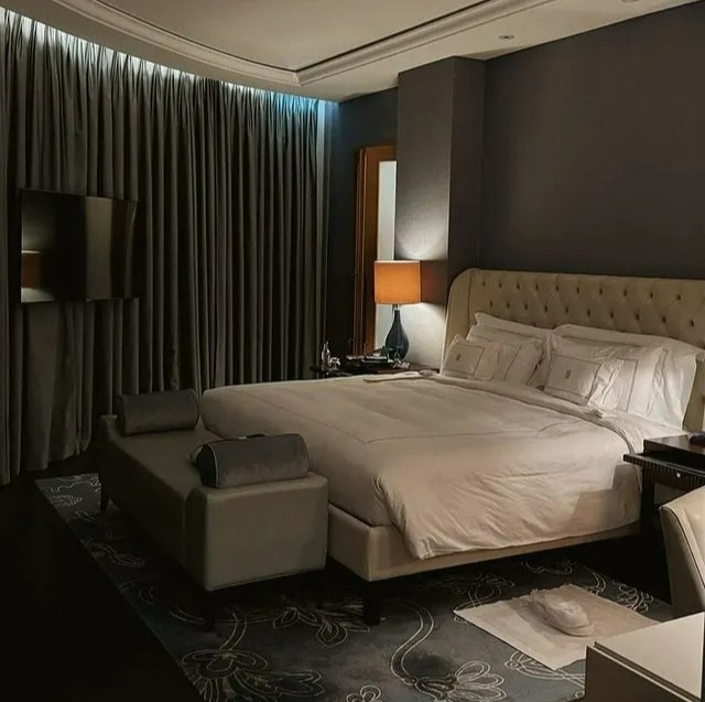 Molly-Mae Hague checked into the luxury 5 star Corinthia hotel in London