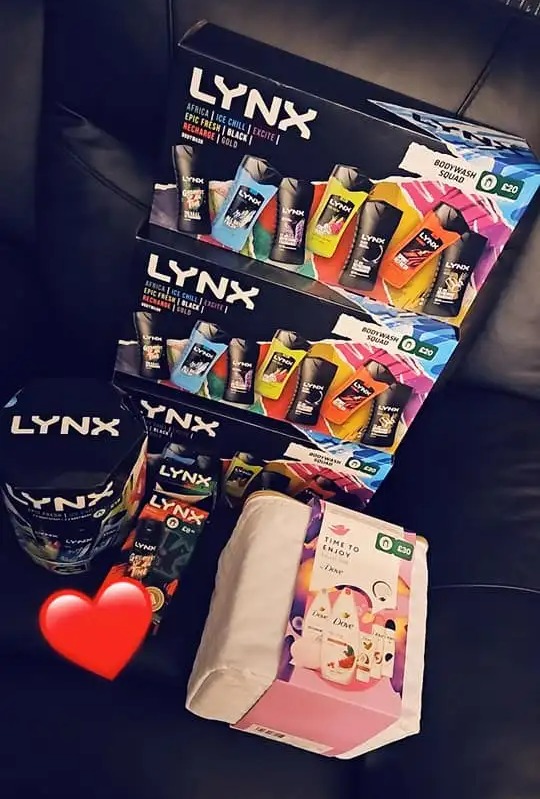 One shopper nabbed a number of Lynx and Dove sets