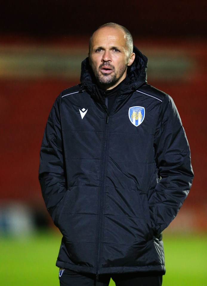 Matthew Etherington has been named the new manager of Colchester