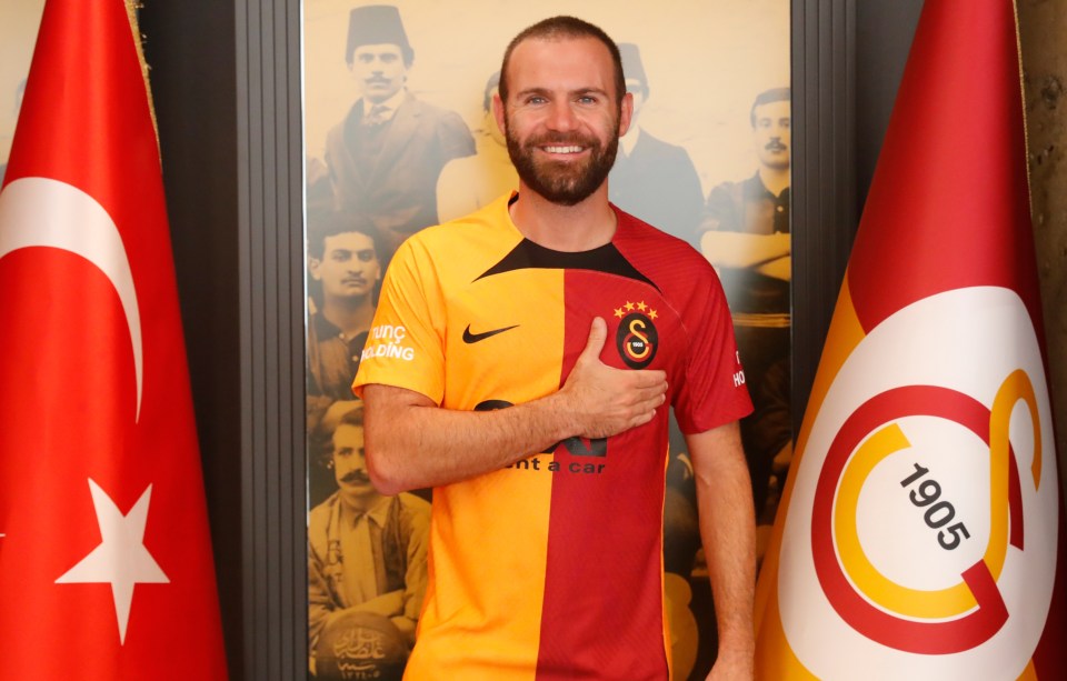 Mata won the Turkish Super Lig title during his one season with Galatasaray