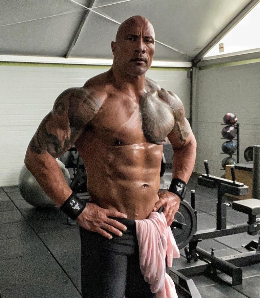 Mike explains that middle-aged men gym goers often request Dwayne Johnson's inking