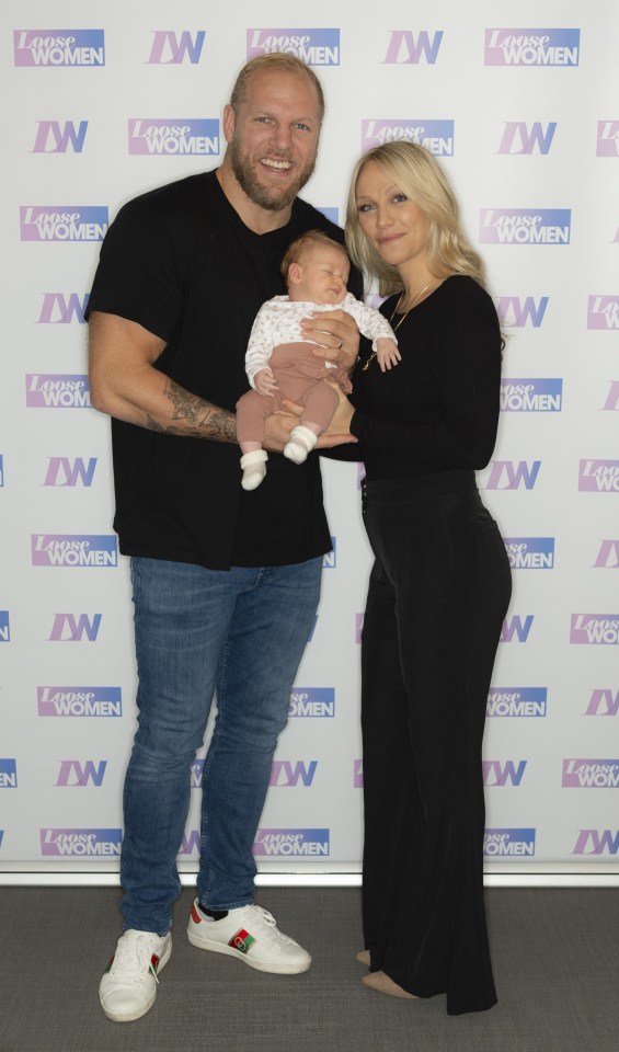 Chloe Madeley and James Haskell share daughter Bodhi