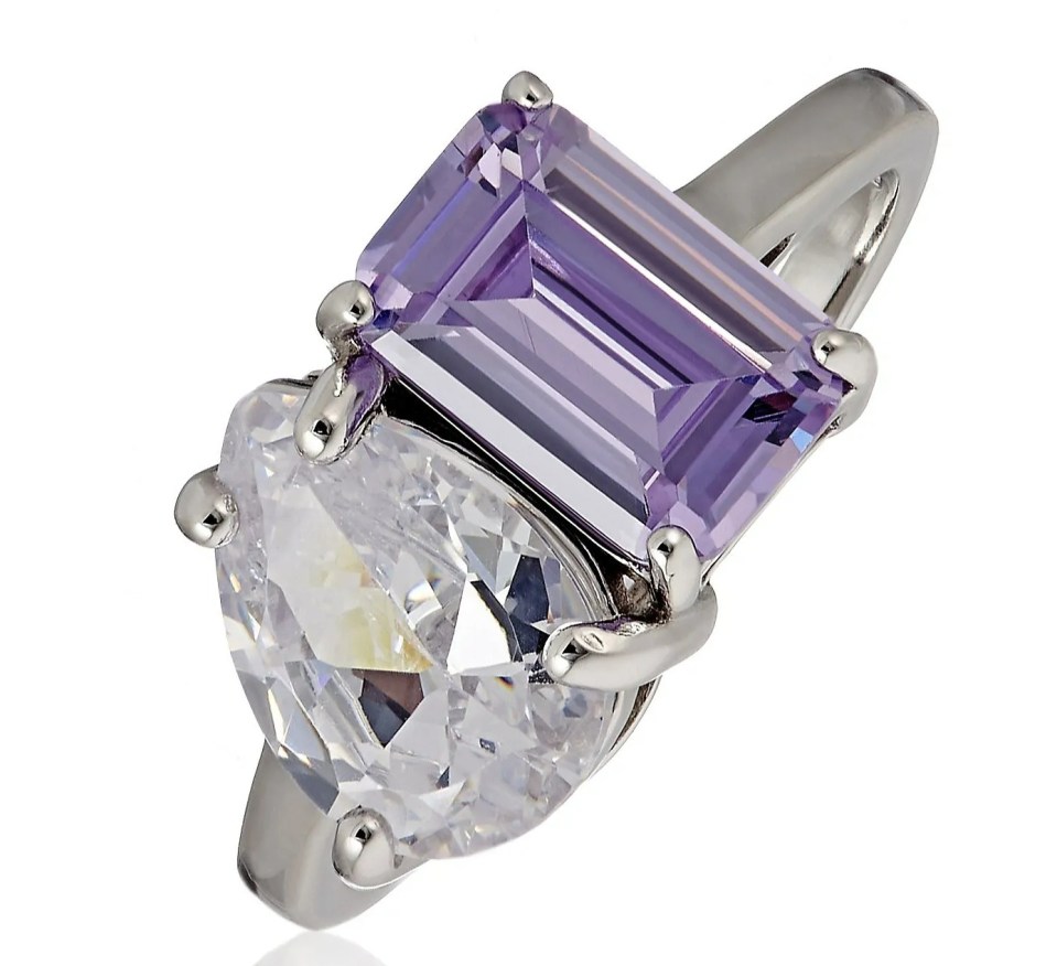 This stunning ring is available for £35 on QVC