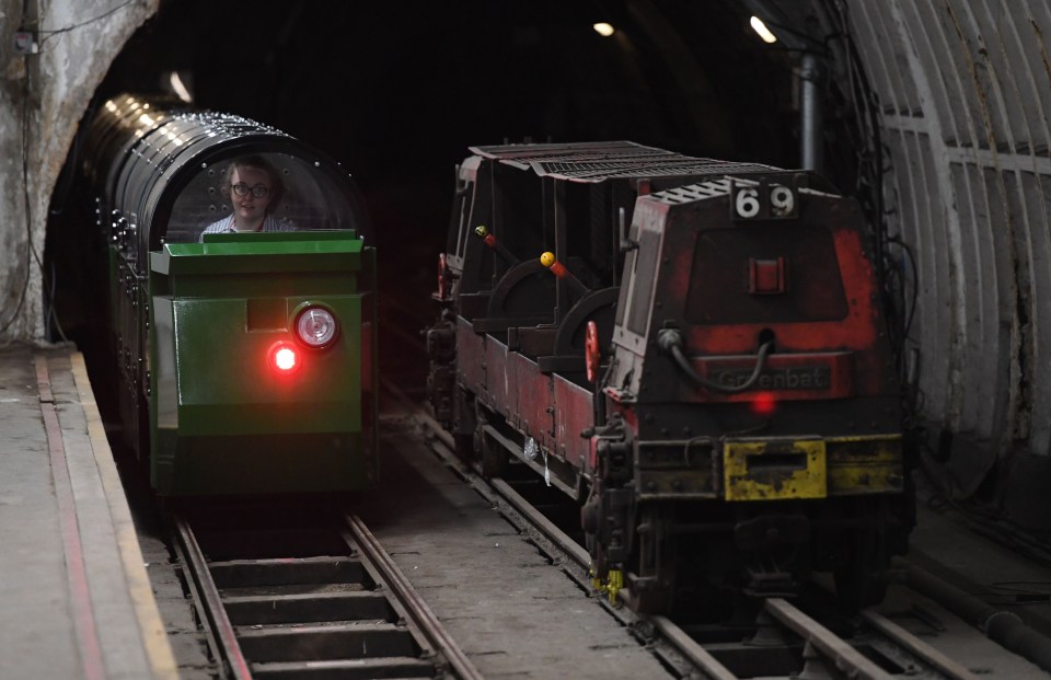 The Mail Rail is an underground train line that was built 94 years ago to transport letters and parcels across London