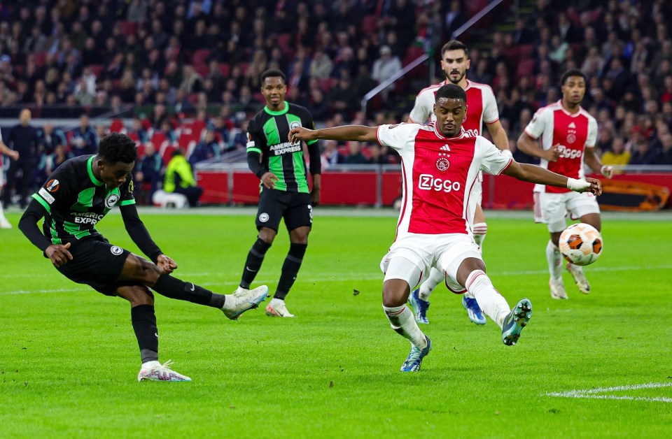 Adingra produced an impressive performance against Ajax