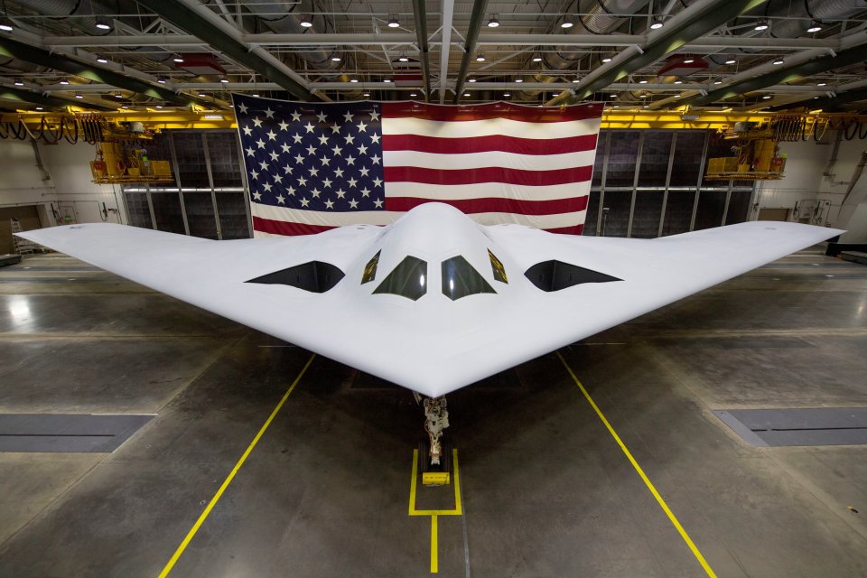 The new, American B-21 stealth bomber that was destroyed in a virtual war against China