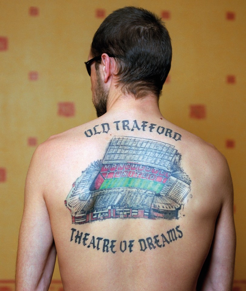 The tattoo pro says people who get football tattoos are normally pub-loving skinheads