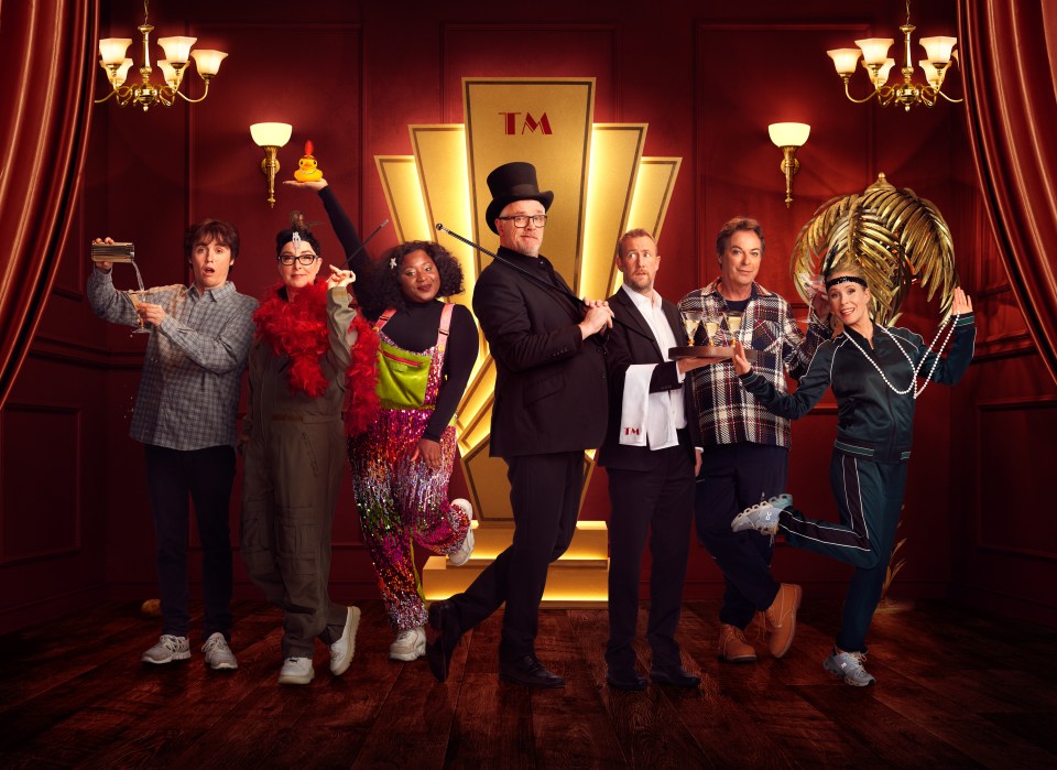 Sam Campbell, Sue Perkins, Susan Wokoma, Greg Davies, Alex Horne, Julian Clary and Lucy Beaumont feature in Taskmaster series 16