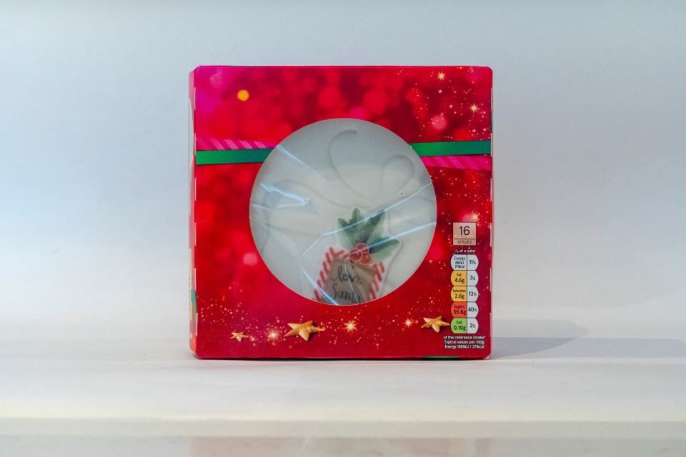 Tesco's Christmas cake is the sweetest of the lot