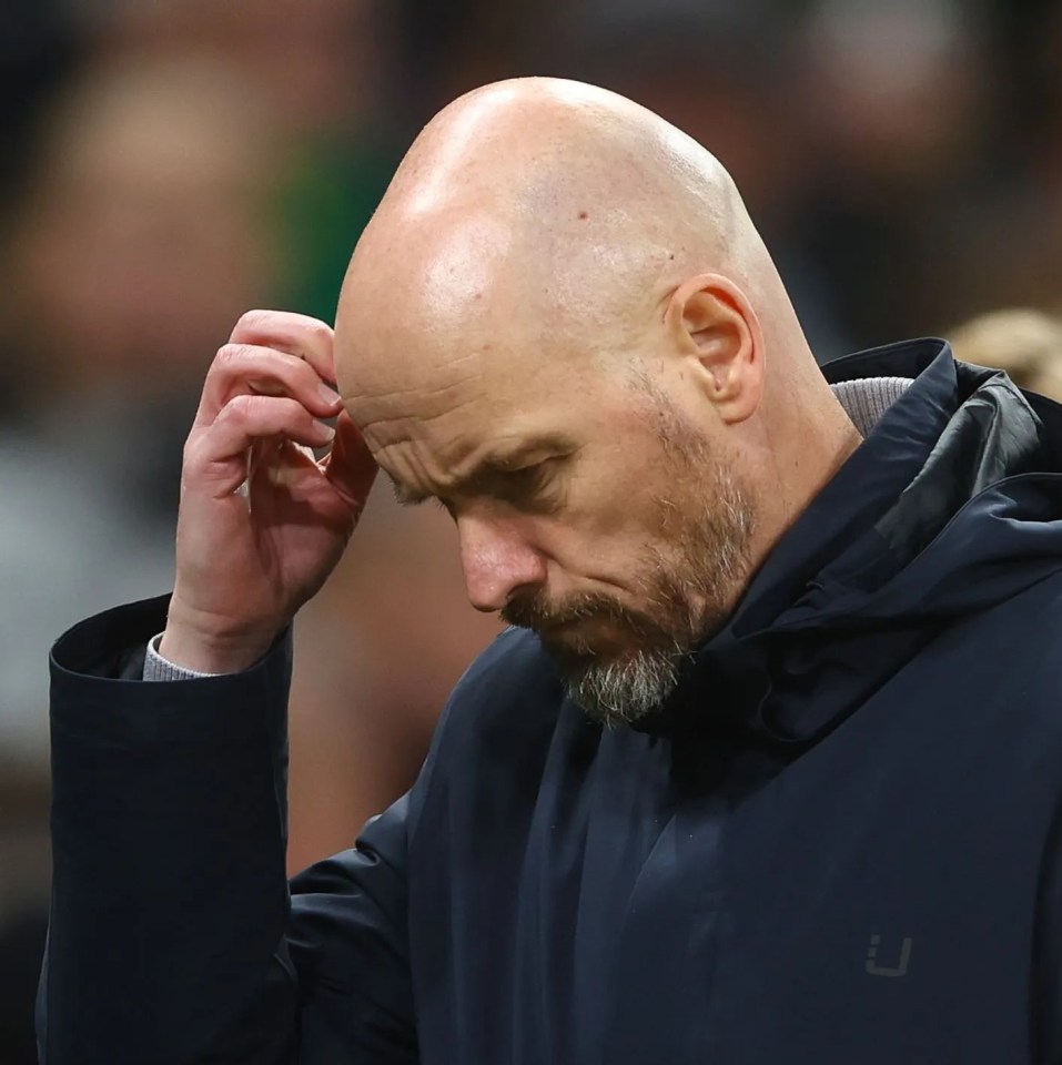 Erik ten Hag's side fell to their ninth defeat in 17 games