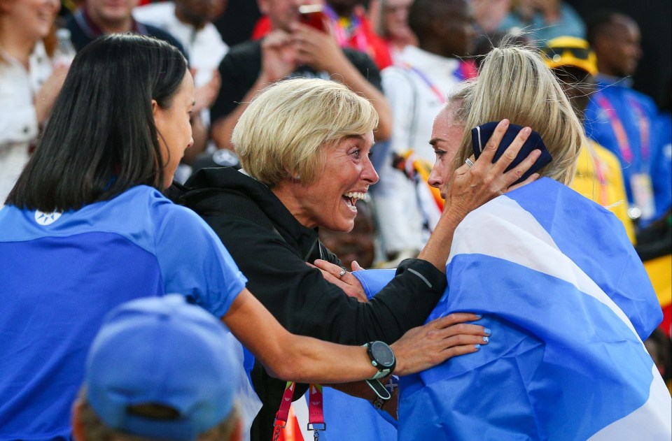 Mum Liz was in the crowd to watch her win Gold in Birmingham