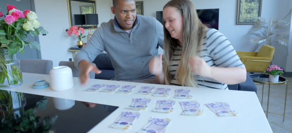 The couple were stunned by the spare cash they had for the week