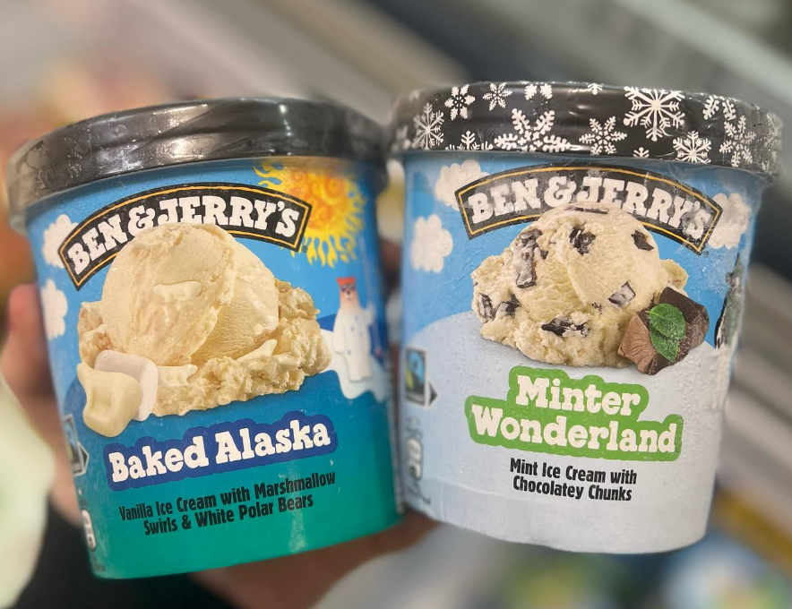 Ben and Jerry's has brought back its Baked Alaska and Minter Wonderland flavours