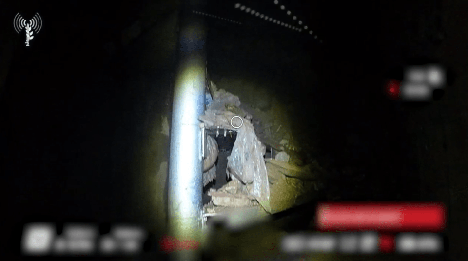 An opening can be seen 10 metres deep into the hole, and is believed to stretch over 50 metres