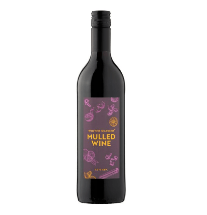 Morrisons Winter Warmer mulled wine is the cheapest around at £2.50 a bottle