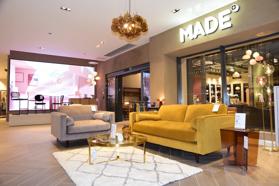 Made.com has opened its first brick-and-mortar store since being acquired by Next