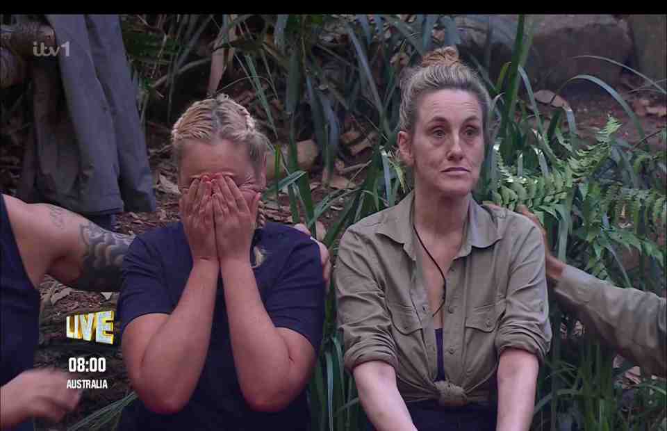 Josie Gibson puts her head in her hands as Ant and Dec confirm they will do the next task. Grace left the show soon after