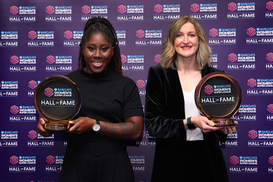 Lioness heroines Anita Asante and Ellen White have also been inducted into the WSL's Hall of Fame