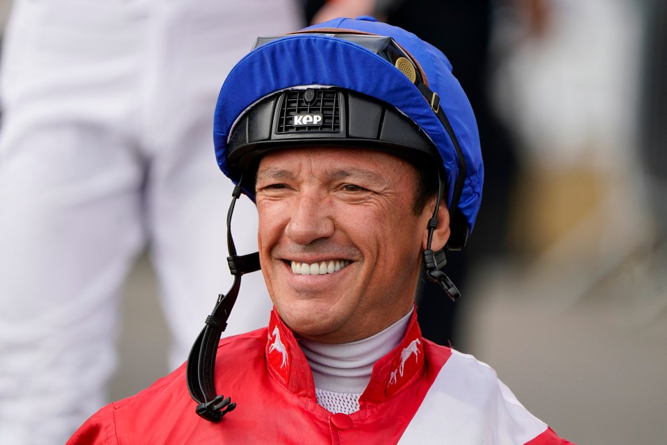 DONCASTER, ENGLAND - SEPTEMBER 09: Frankie Dettori poses at Doncaster Racecourse on September 09, 2021 in Doncaster, England. (Photo by Alan Crowhurst/Getty Images)