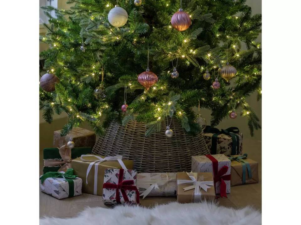 Habitat Brown Willow Christmas Tree Skirt