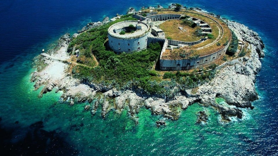 Mamula Island was built back in 1853, and used as a military fort