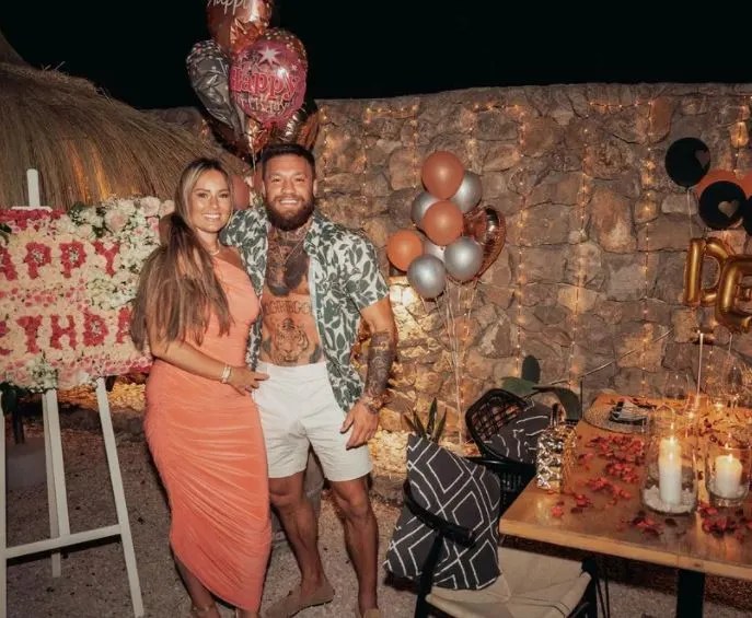 For her 35th birthday, McGregor whisked Dee to an exclusive Mallorca restaurant