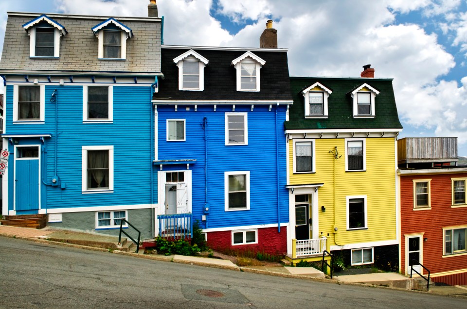 The city is known for its multicoloured houses