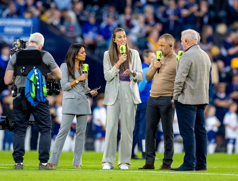 Scott's post-playing career has seen her regular feature as a football pundit on TV