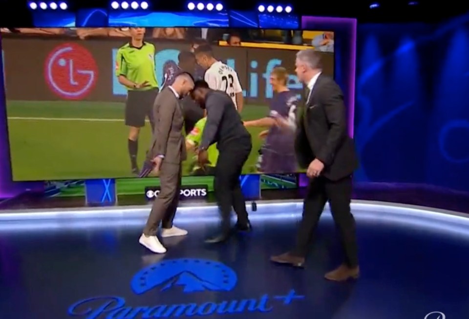 Clint Dempsey and Micah Richards recreated their heated moment