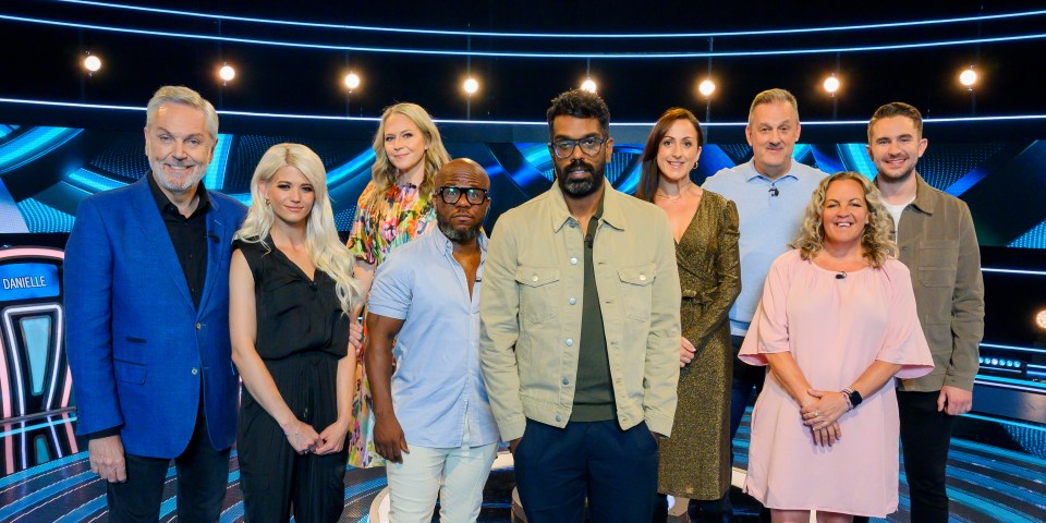 The Weakest Link season 3 with Brian Conley, Danielle Harold, Kellie Bright, Delroy Atkinson, Romesh Ranganathan, Natalie Cassidy, Ross Boatman, Lorraine Stanley, Tony Clay