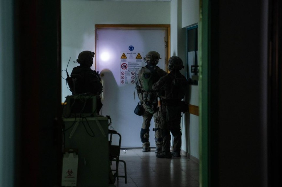 Israeli troops entered the al Shifa Hospital on Tuesday night