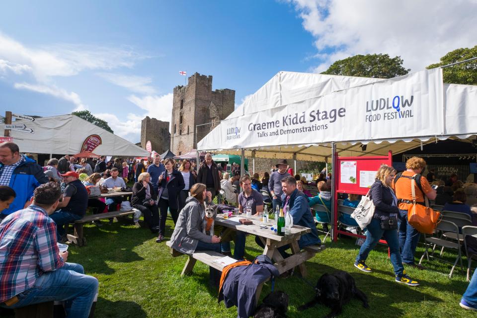 The annual food festival takes place every September