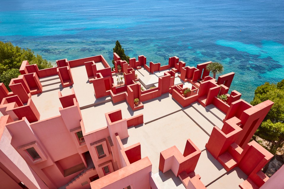 La Murella Roja, an apartment complex in Spain, is believed to be the inspiration behind the iconic Squidgame staircase