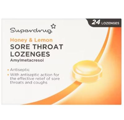 These lozenges also contain an antiseptic which can help kill the bugs