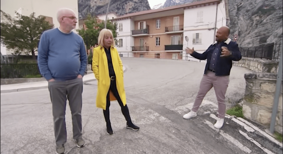 The couple were unimpressed by the properties shown to them by the TV presenter