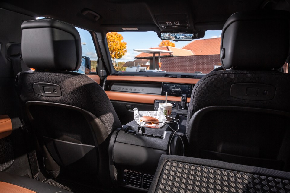 The cabin of a Defender is very spacious but the motor costs a whopping £52k