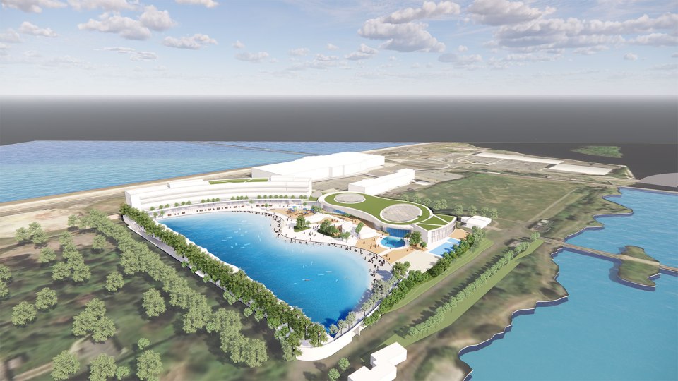 A huge water attraction on the UK coast is set to open