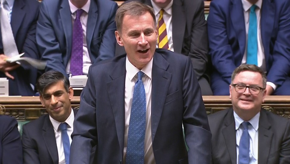 Chancellor of the Exchequer Jeremy Hunt delivers his autumn statement in the House of Commons