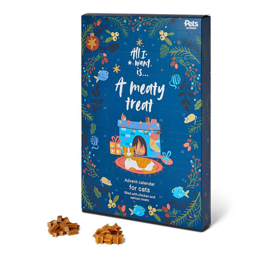 Pets At Home Meaty Treat Cat Advent Calendar