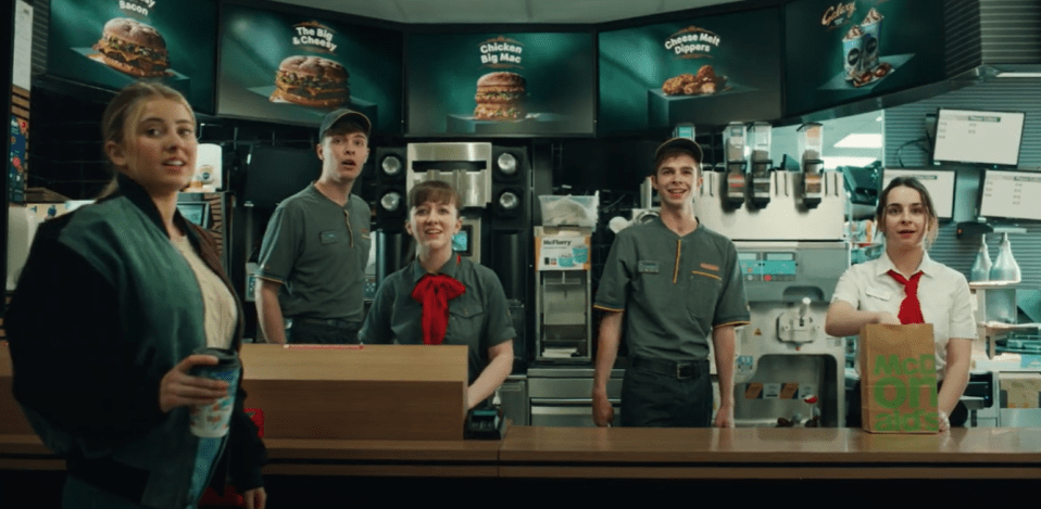 The McDonald's advert is set to Jump by Van Halen