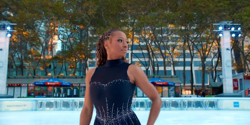 Monique has revealed she is now a figure skater