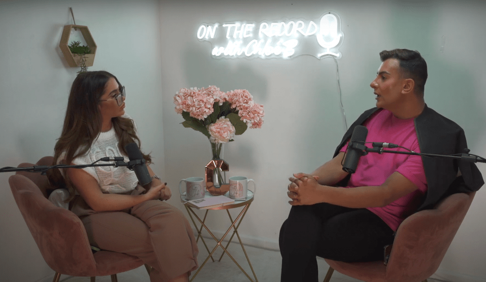 Chloe Brockett interviewed her co-star Junaid for her new podcast