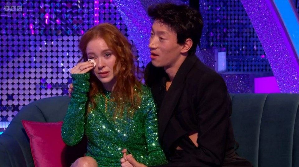 She broke down in floods of tears on Strictly: It Takes Two following her shock axing