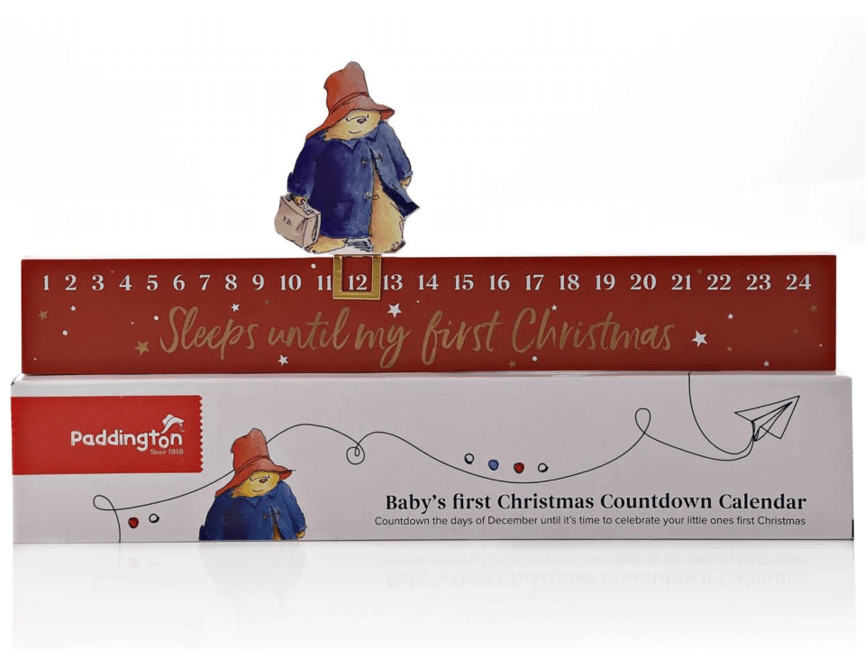 Paddington Baby's First Christmas Countdown Calendar