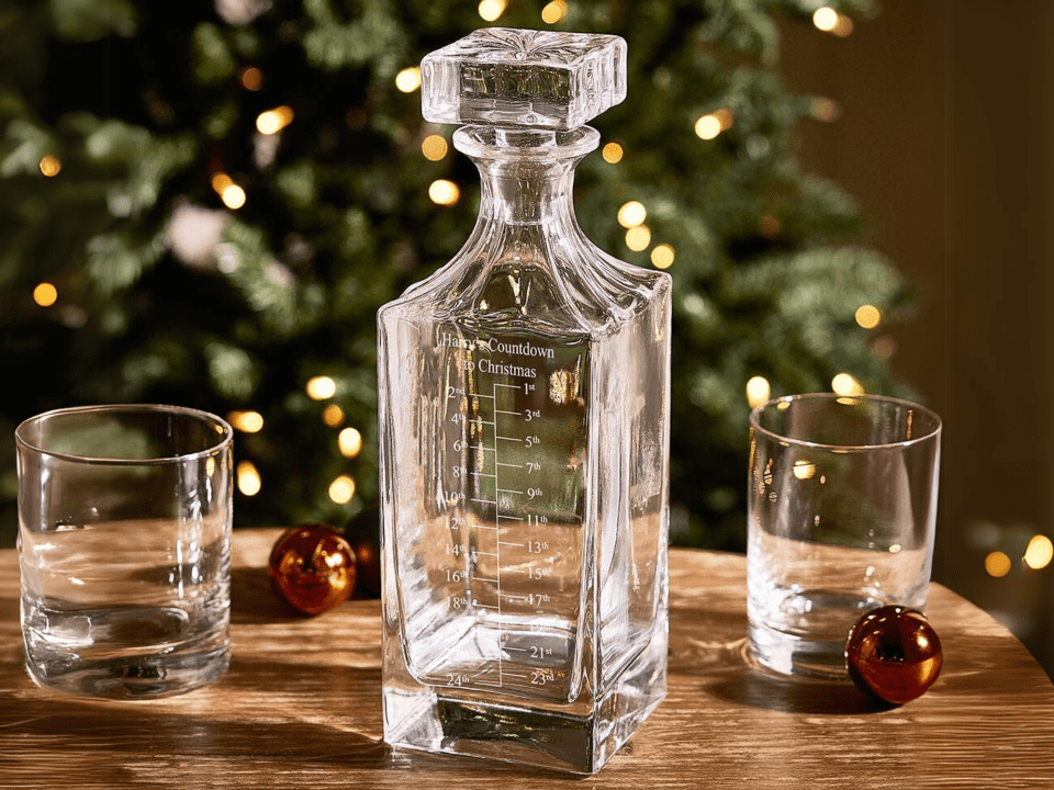 Dibor Personalised Advent Calendar Decanter